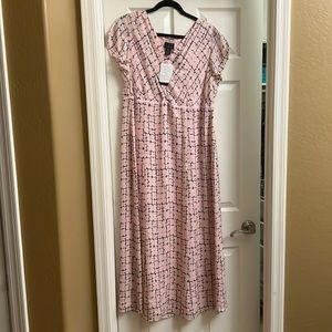 INC 100% silk dress 16w